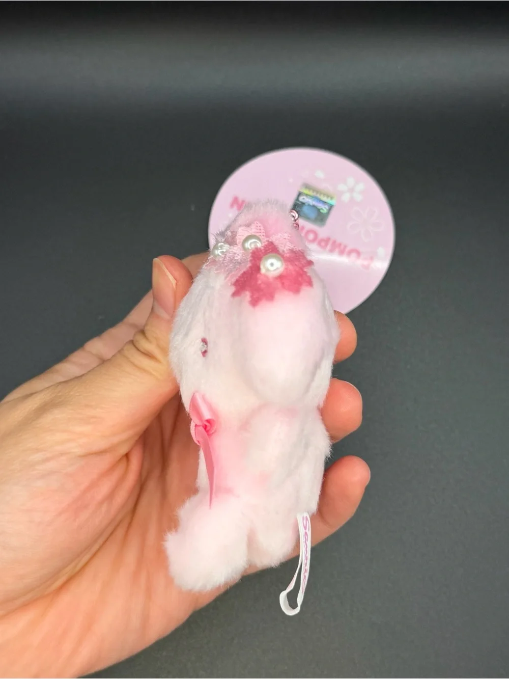 Korean Sanrio cherry blossom series Pompompurin plush/Keychain EY41